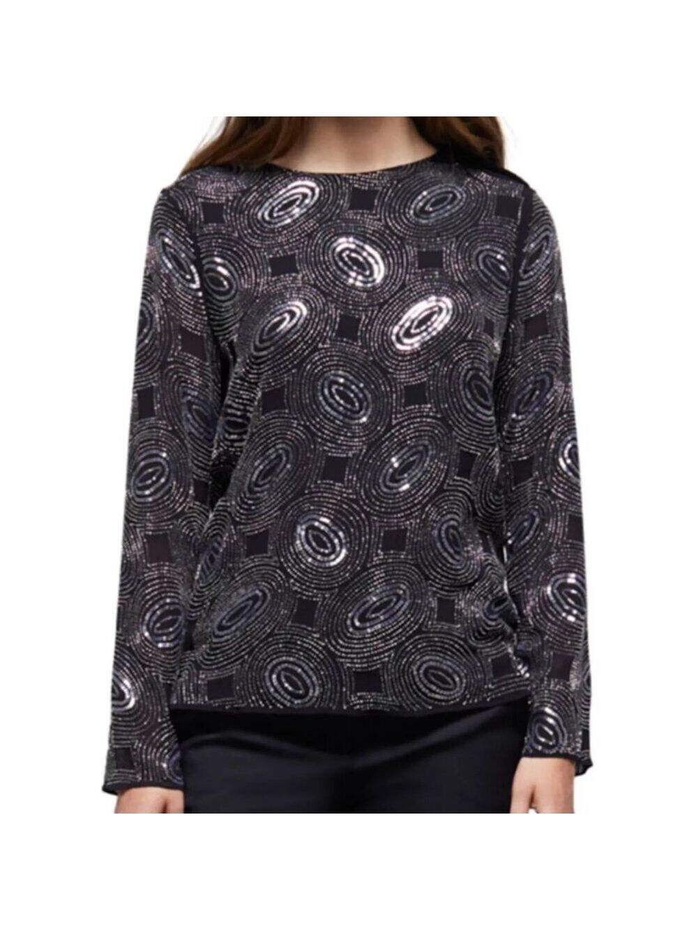 The Kooples Galaxy Rhinestone Top XS